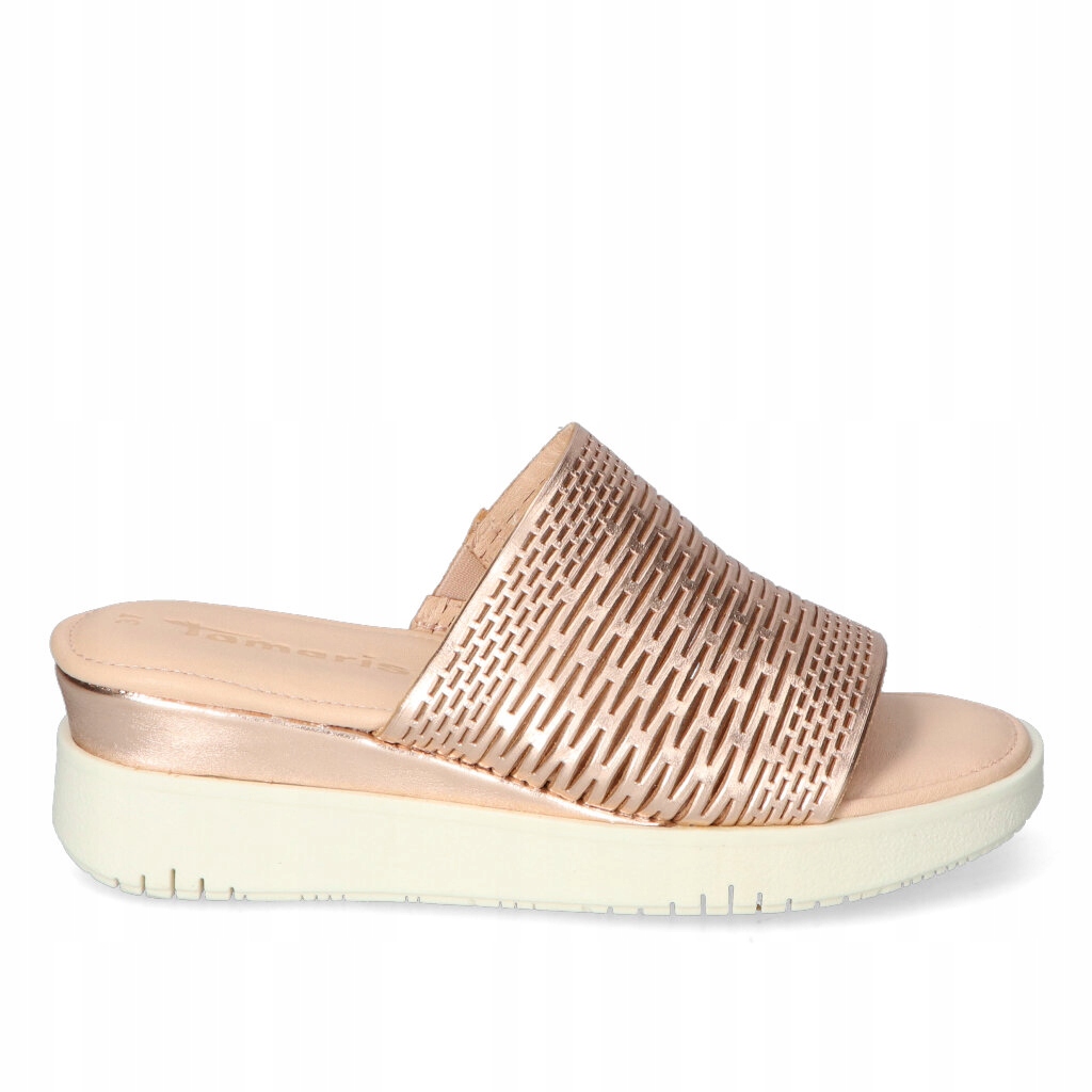 Klapki Tamaris 1-27221-28/907 Różowo/Złote Lico Rozmiar 37