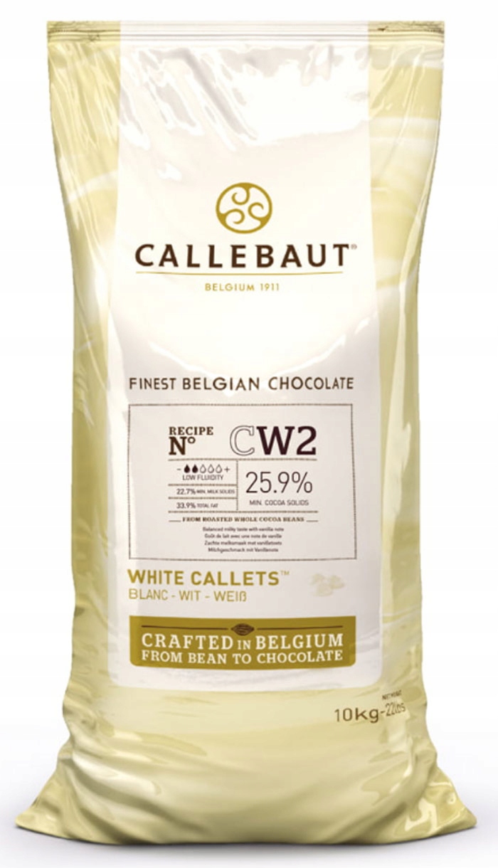 Czekolada Callebaut Biała 25,9% CW2 Finest Belgian Chocolate 10 kg