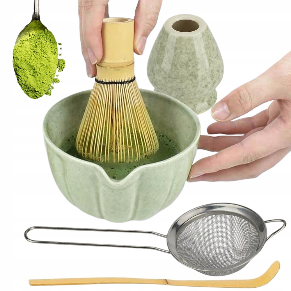 Levně Sada na přípravu Matchy s Whiskem a sítkem – ideální jako Dárek