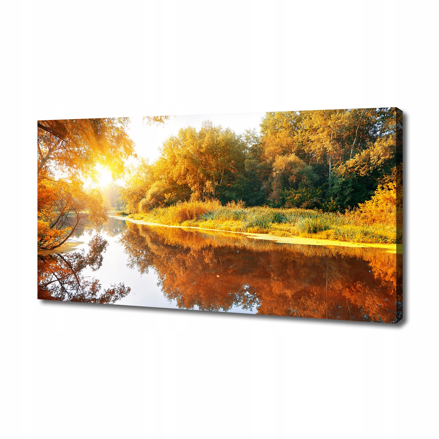 

Foto obraz na płótnie Rzeka jesienią 140x70 cm