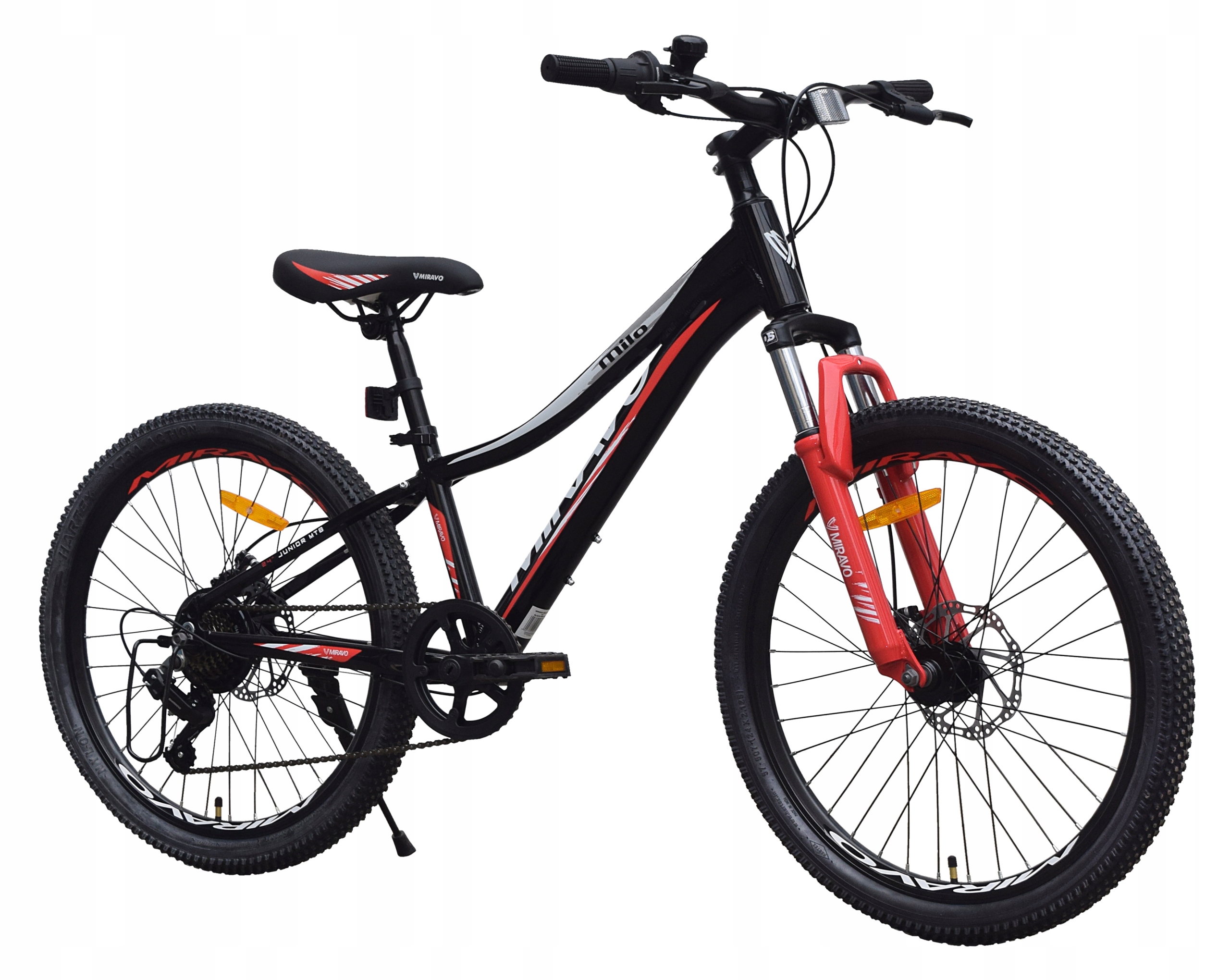 Kolo 24 Miravo Mtb Horský Hliník Tlumič Osvětlení Patka Bonus