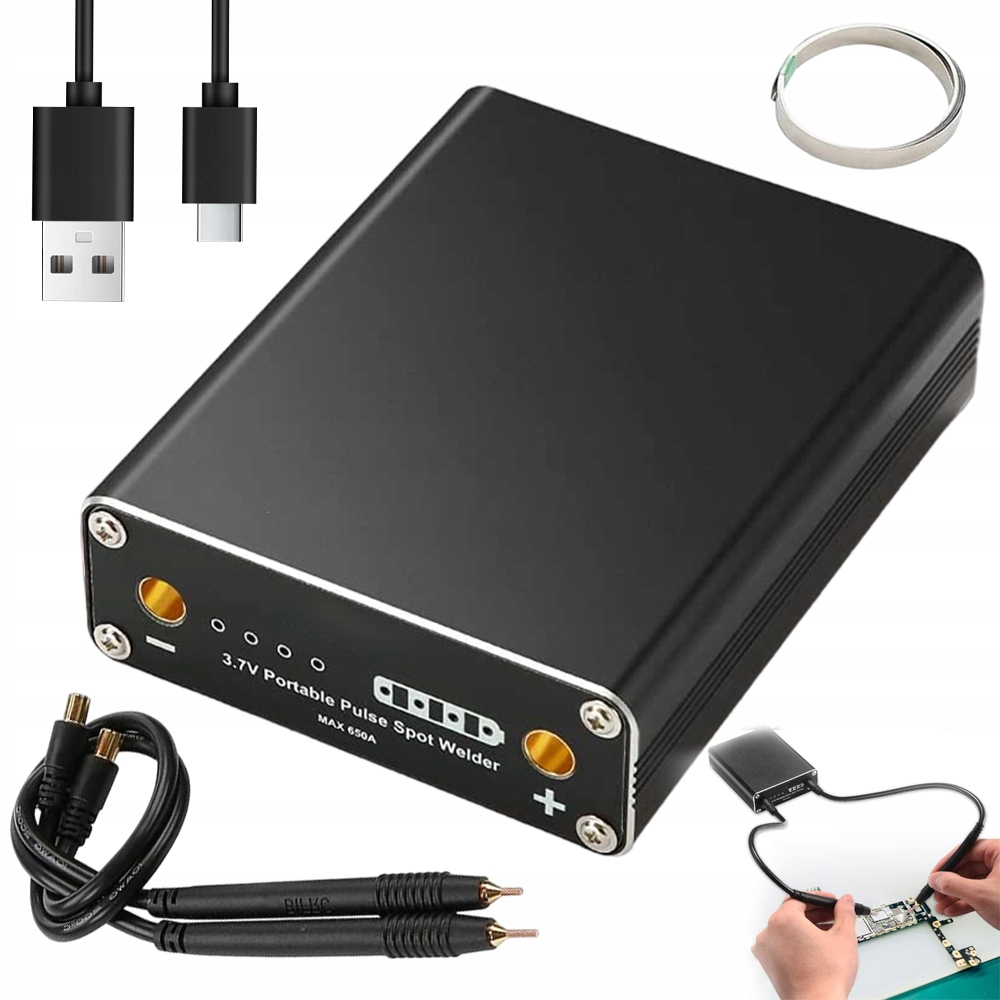 Bodová Svářečka 1200MAH 500W Usb Nastavitelná Na Kov, Vysoká Kvalita