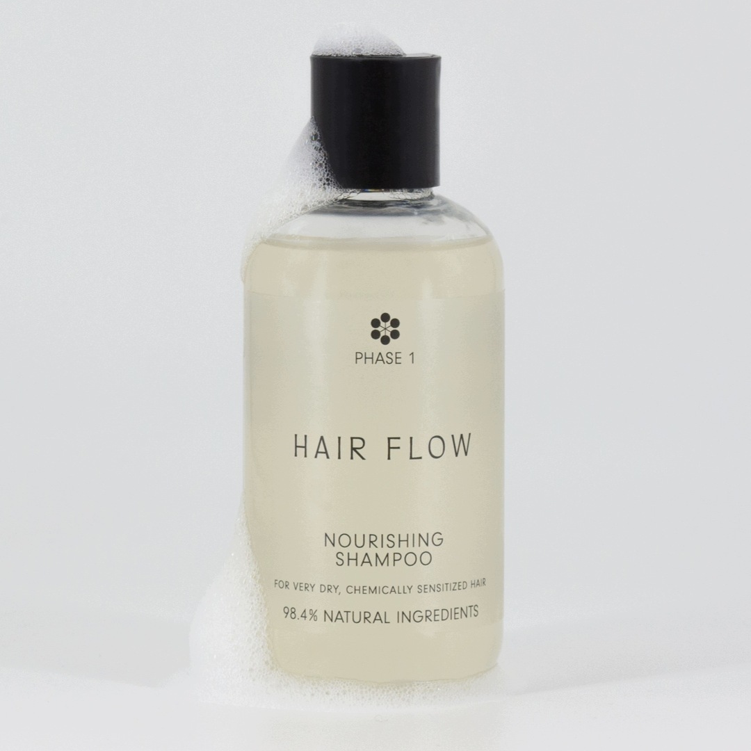 Hair Flow Szampon z Keratyną do Zniszczonych Włosów, Regeneracja bez Sls