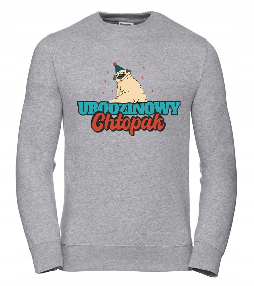 Pánská Mikina Narozeninový chlapec XL Šedá Pro něj Chlapa Manžela Chlapa