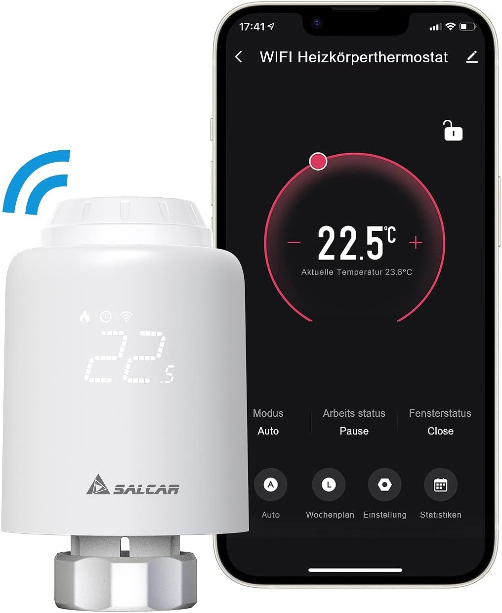 Termostatická kartuše WiFi Tuya Alexa Google sada 3 ks TRV603