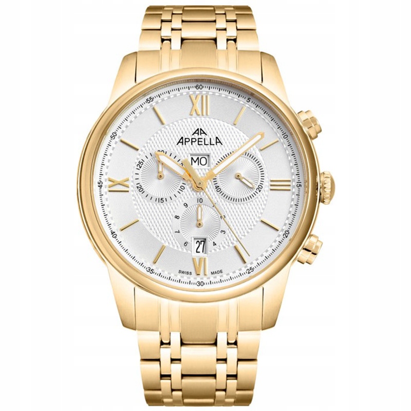 Pánské Hodinky Appella L70006.1163CH Zlaté