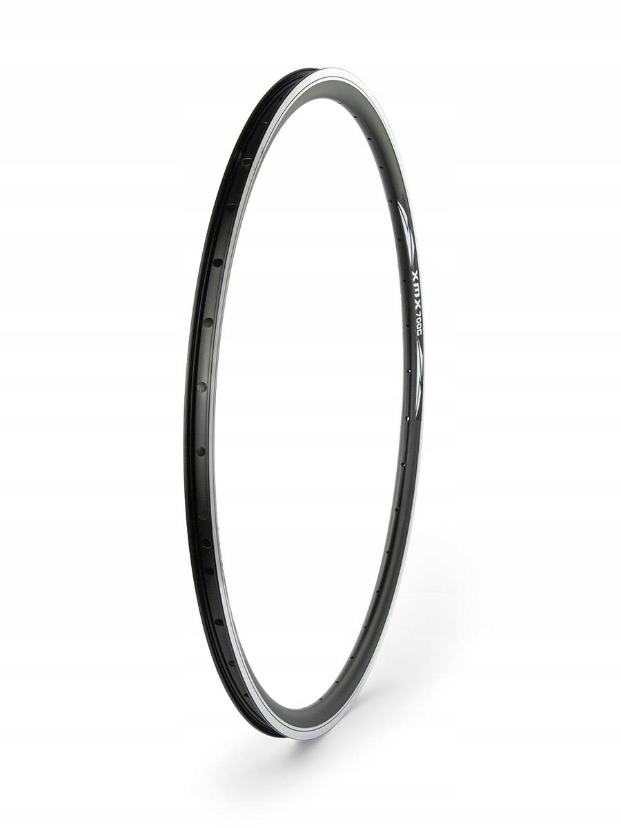 OBRĘCZ STOŻKOWA 28" XMX 36-OTWORÓW CZARNA CNC