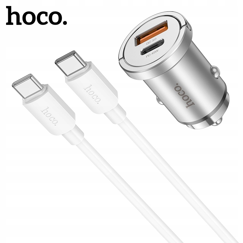 Szybka ładowarka Typ Typu C USB-C 45W QC3.0 do iPhone 15 Plus Pro Max iPad Stan opakowania oryginalne