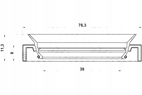 FEBEST USZCZELNIACZ NAPĘDU HONDA CR-V RD1 1996-2001 GN Producent części Febest
