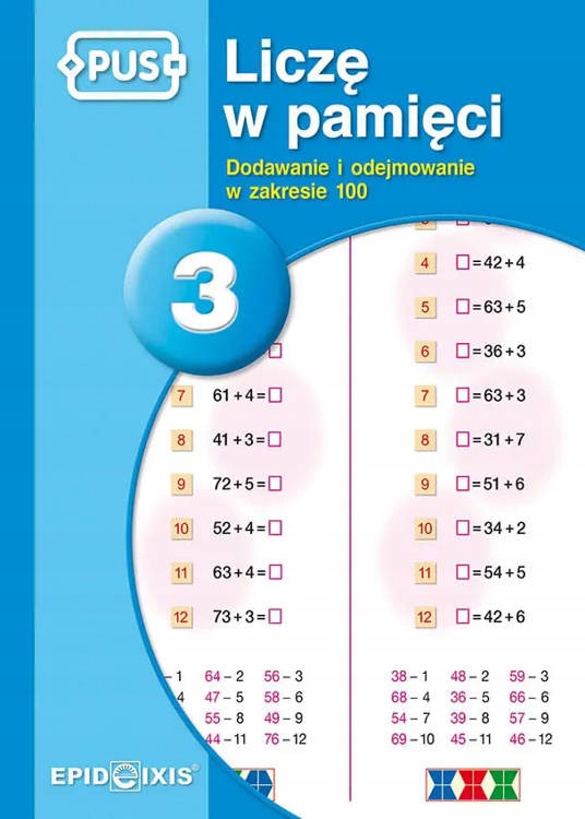 

Pus Liczę W Pamięci 3 Dodawanie i Odejmowanie