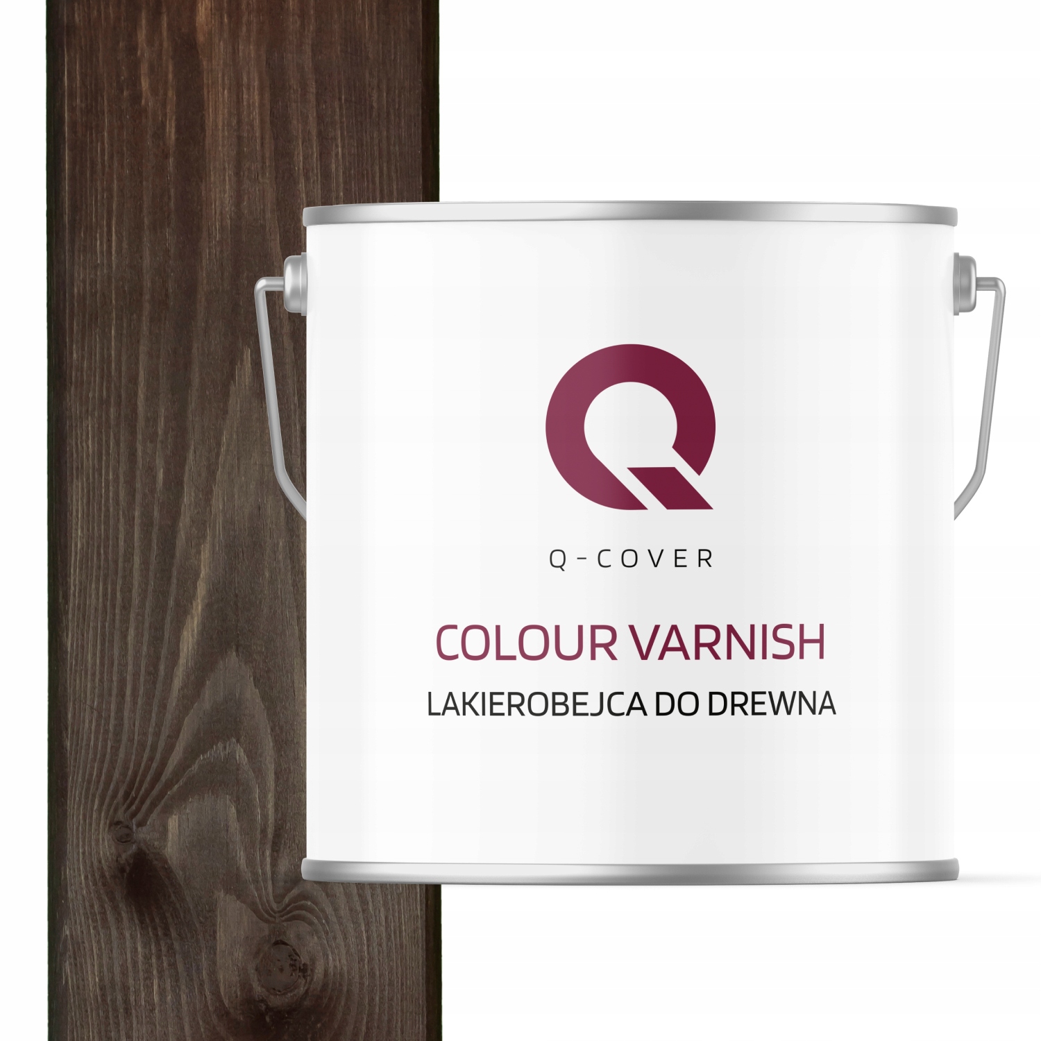 Laková Farba Na Drevo 3V1 Palisander Extra Lazúra Farba Saténová 5L Ochranná