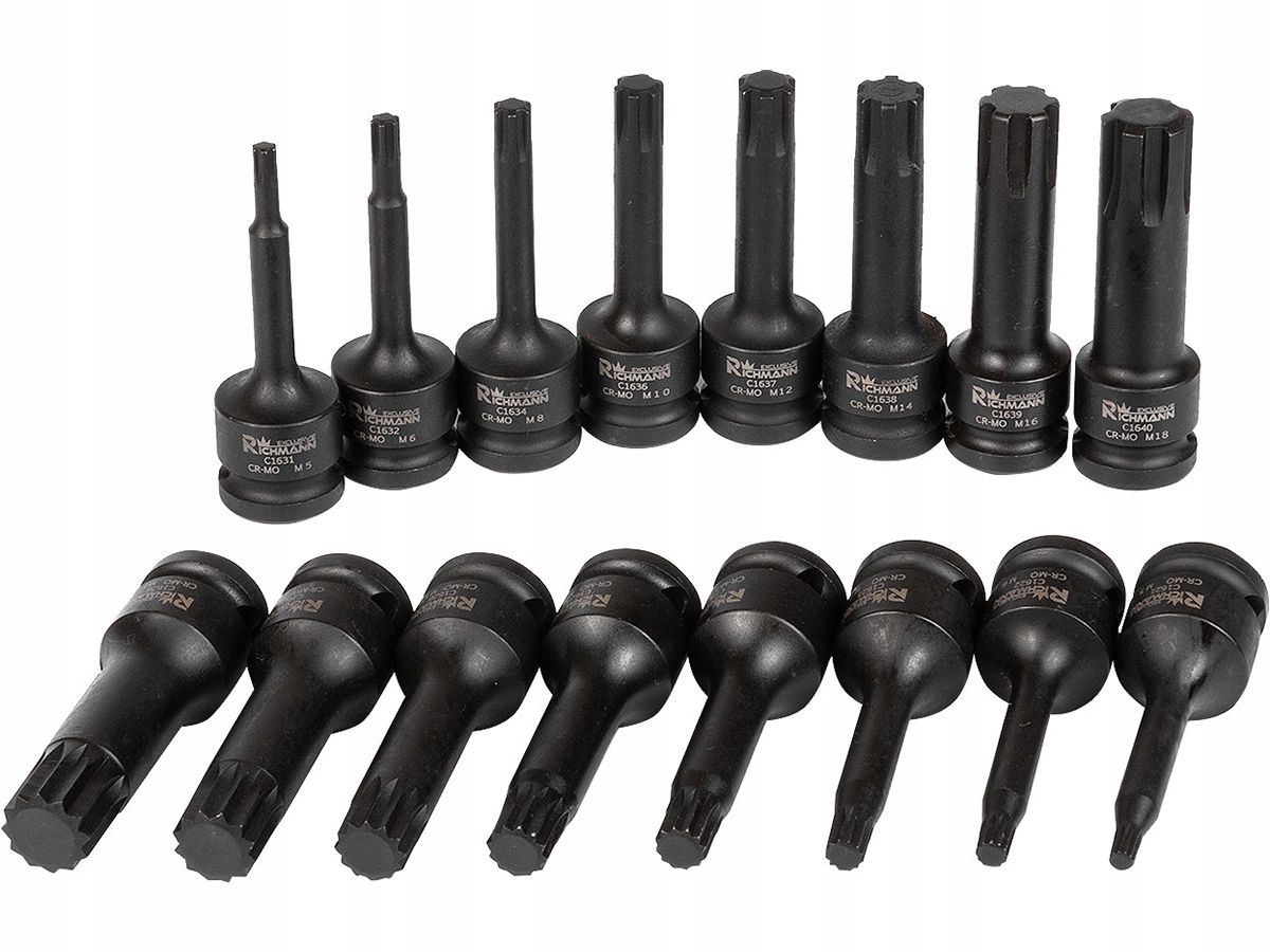 WKŁAD NASADKI UDAROWE SPLINE + RIBE RICHMANN C1229 EAN (GTIN) 5906741612296