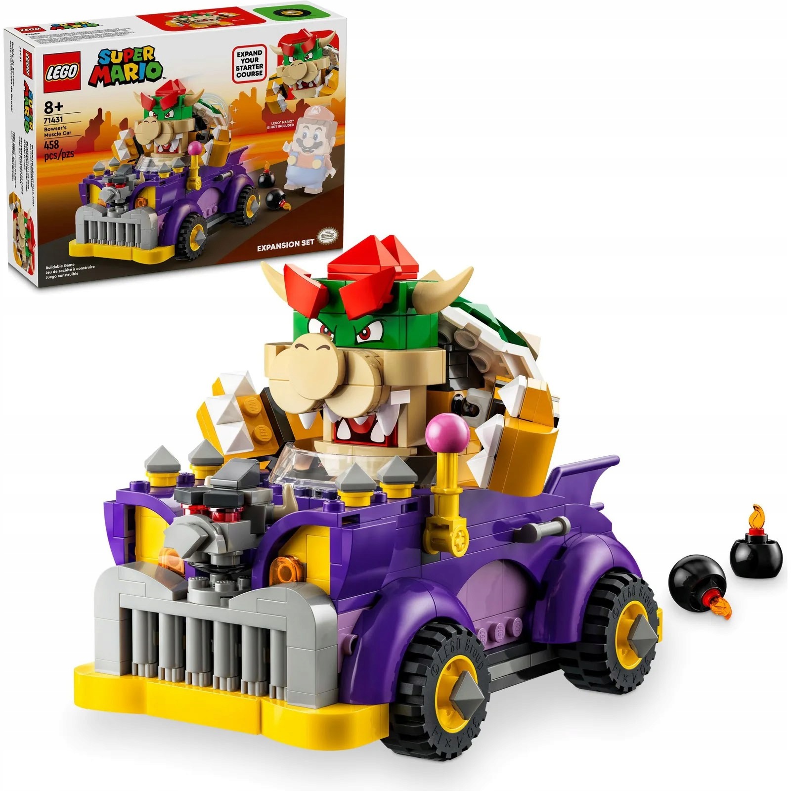 Lego Mario 71431 Muscle car Bowsera – rozšiřující sada