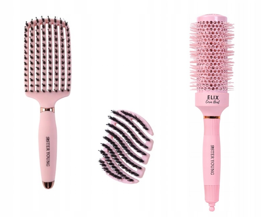 Sada kartáčů pro styling, modelování (43 mm), rozčesávání a cestování