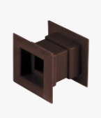 Tuleja do drzwi wewnętrznych wentylacja brązowa