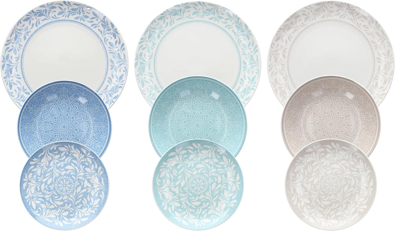 Obedová Služba Tognana Celine 18 Kusov Porcelán Pre 6 Osôb