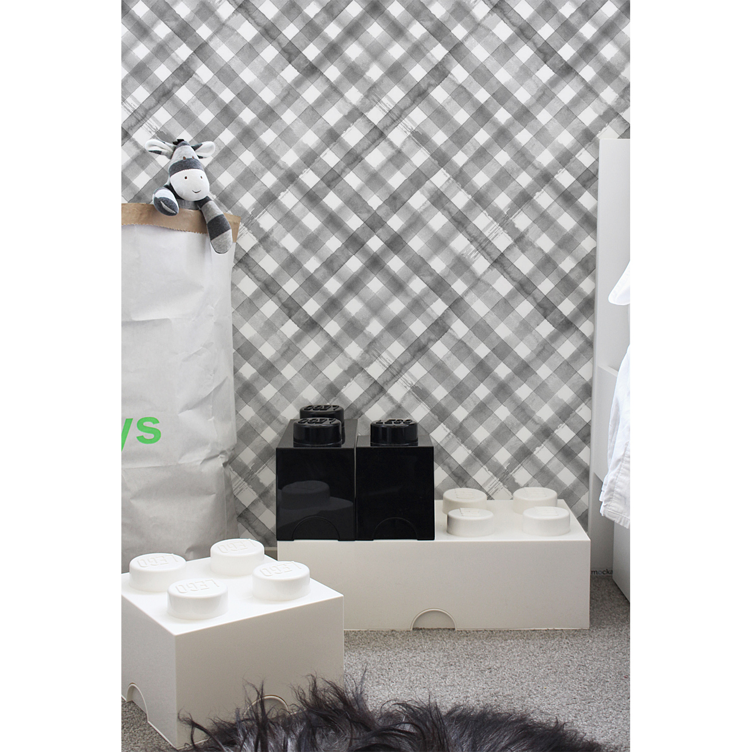 

Fototapeta ścienna Szary geometryczny wzór 312x219