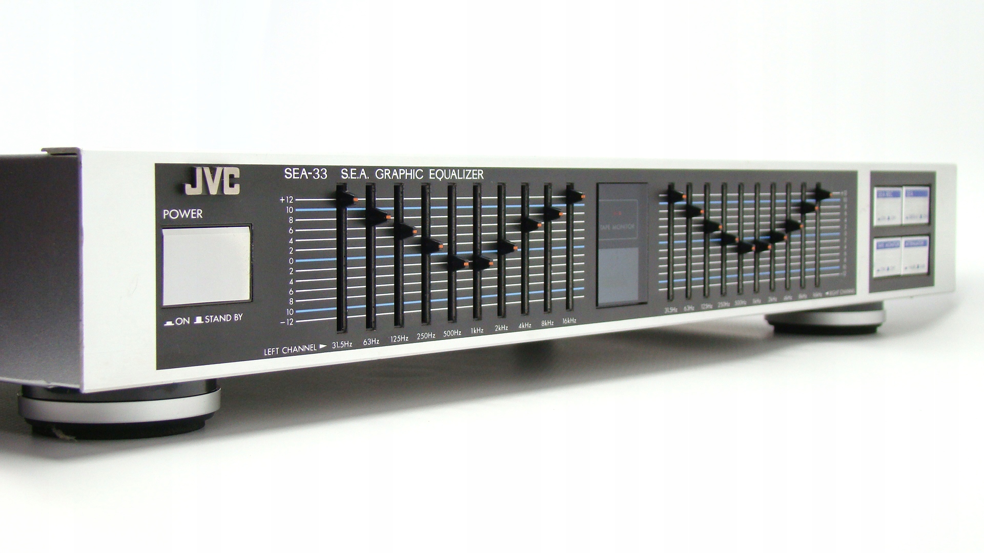 Korektor graficzny equalizer JVC SEA-33 Silver - Japan 2x10 pasm od 31,5Hz!