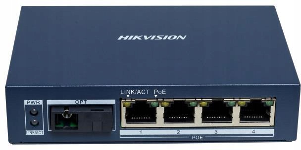 Gigabitový transceiver Hikvision DS-3D504TP-A