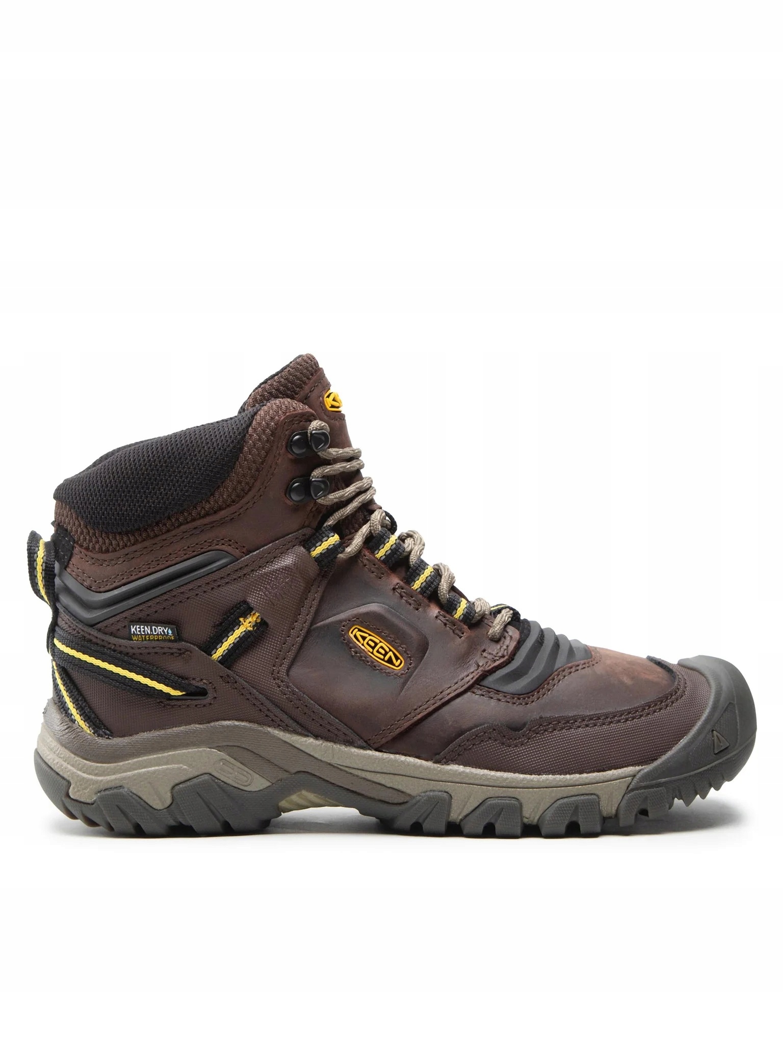Keen Trekkingové boty Ridge Flex Mid Wp M 1026614 Hnědá velikost 40