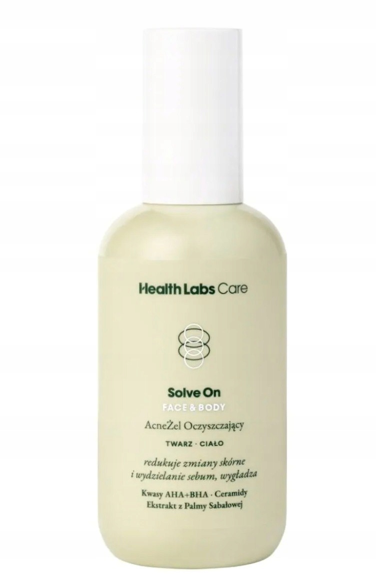Health Labs Care Solve On Face & Body Acne Čistící gel 200 ml