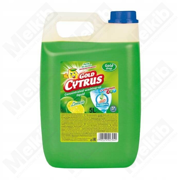 

Płyn do naczyń Gold Cytrus 5l. Lemon