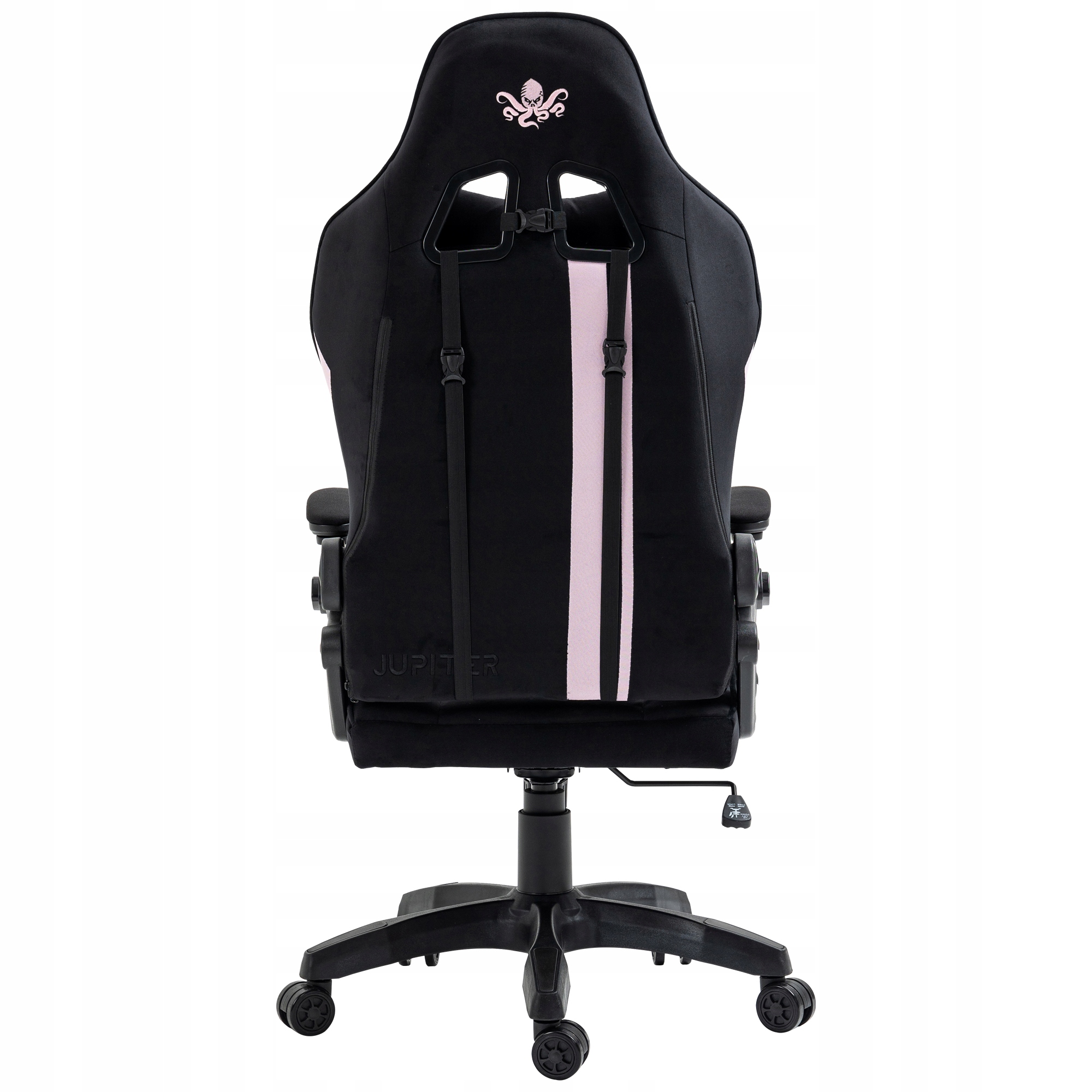 FOTEL GAMINGOWY BIUROWY Kraken KRZESŁO OBROTOWE DO BIURKA Welurowe Różowe Model JUPITER