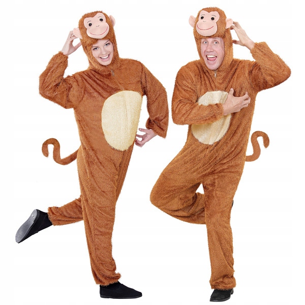 Kostým Plyšová Opice Zvíře Zoo M