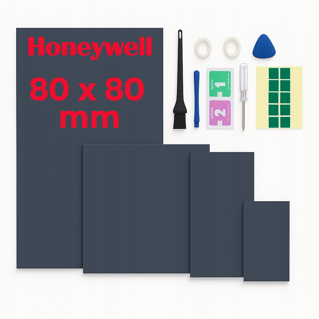 Termopad Honeywell PTM7950 (80x80)mm, 0,25 mm Narzędzia 100% oryginał