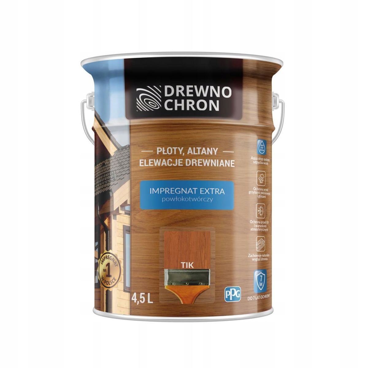 Impregnat do drewna Drewnochron Tik 4,5 l