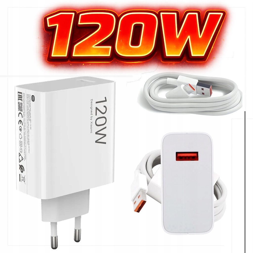 Ładowarka Xiaomi 120W HyperCharge Kabel 6A (1m)