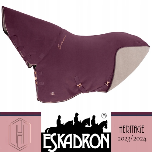 Derka polarowa z kołnierzem Heritage 23/24 Eskadron cassis 145 cm
