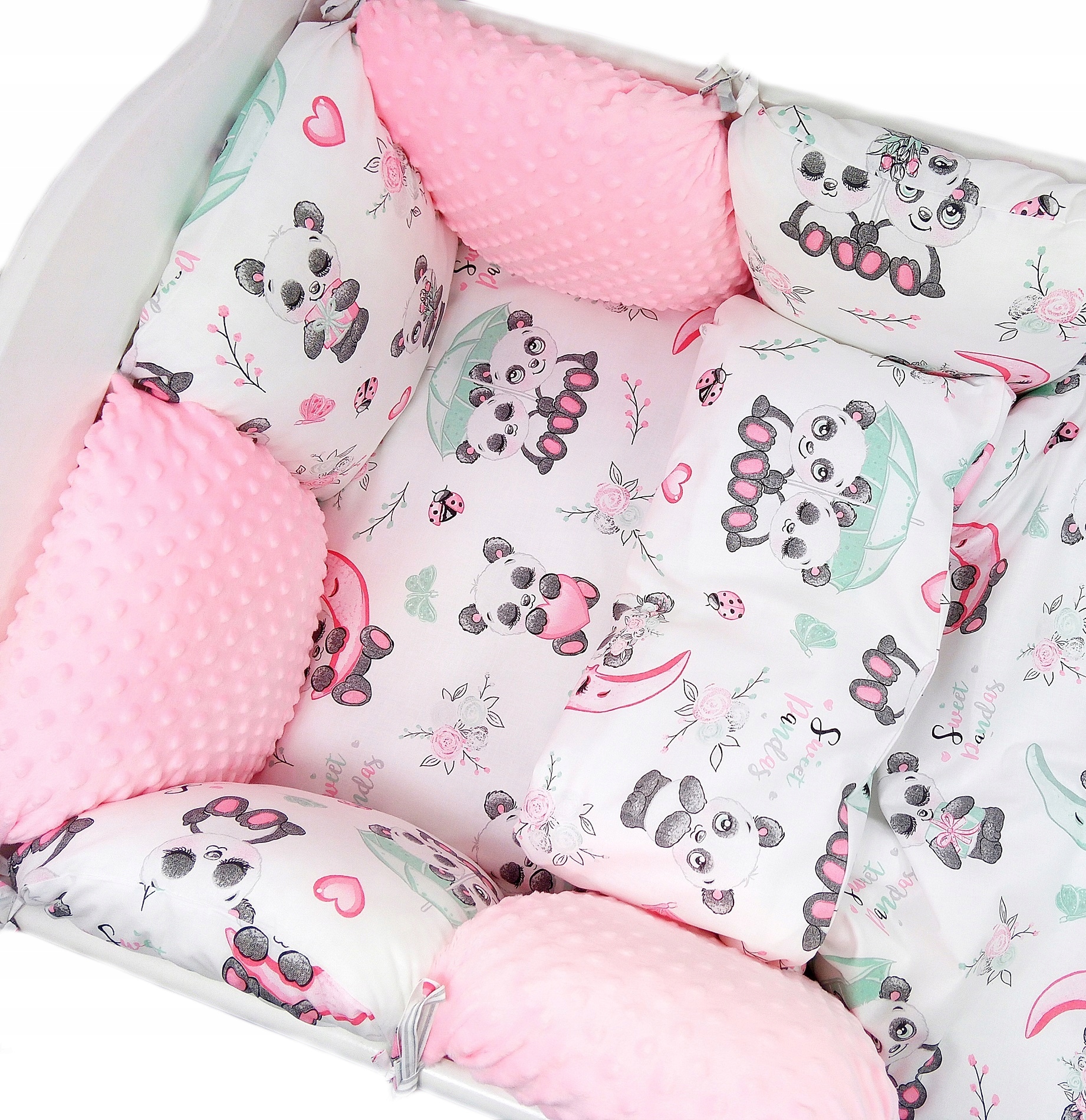 

9CZ. Kpl. Pościeli Do Łóżeczka 90X120CM Minky