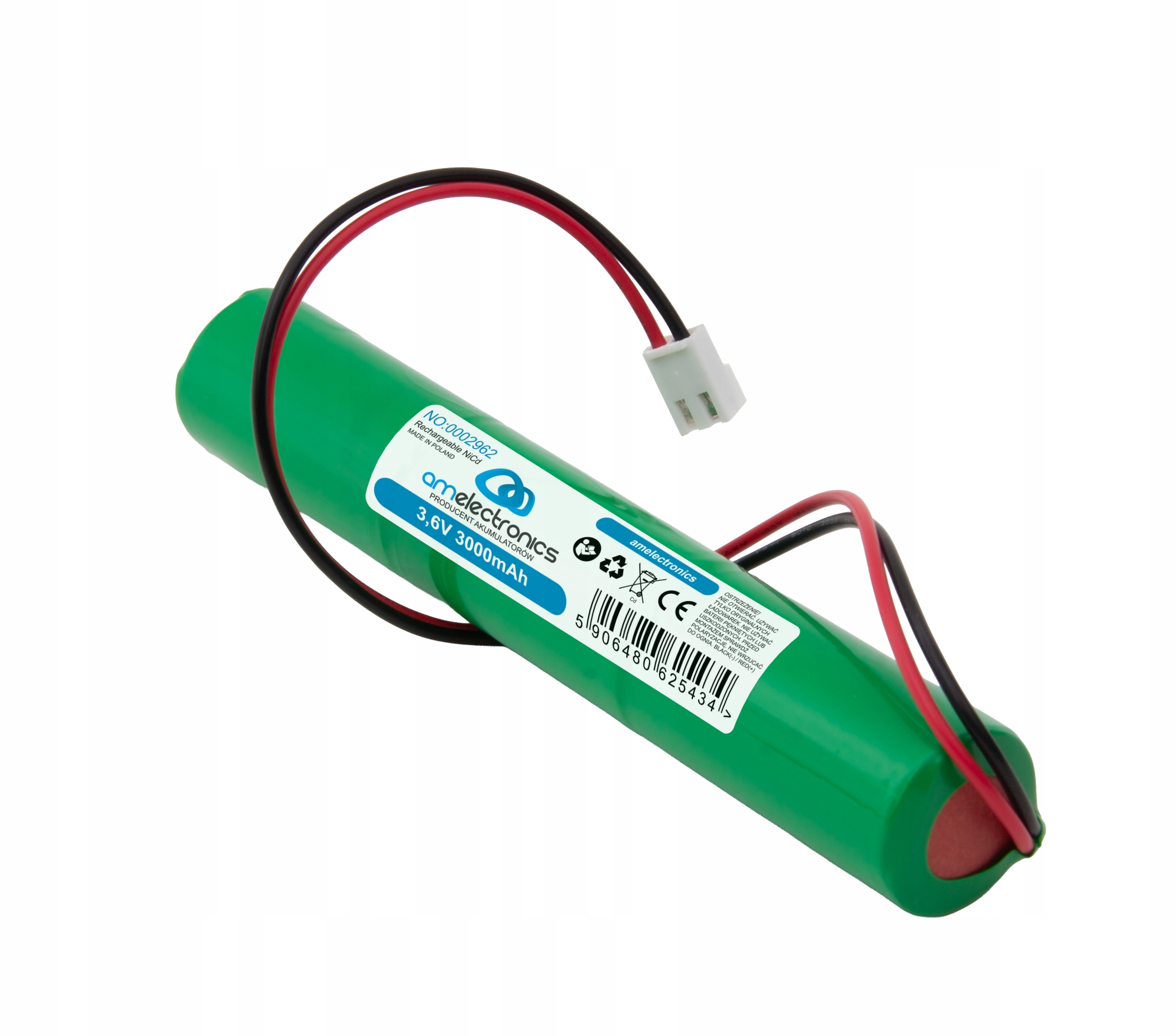 Akumulátor Pro Nouzové Lampy 3,6V 3000mAh Ni-Cd (2962)