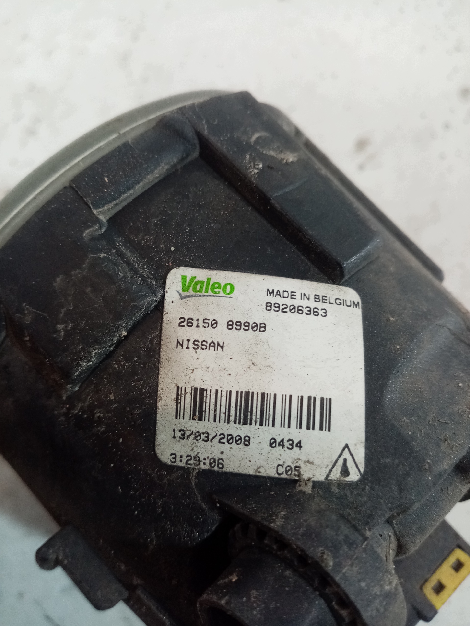 ködlámpa NISSAN NOTE