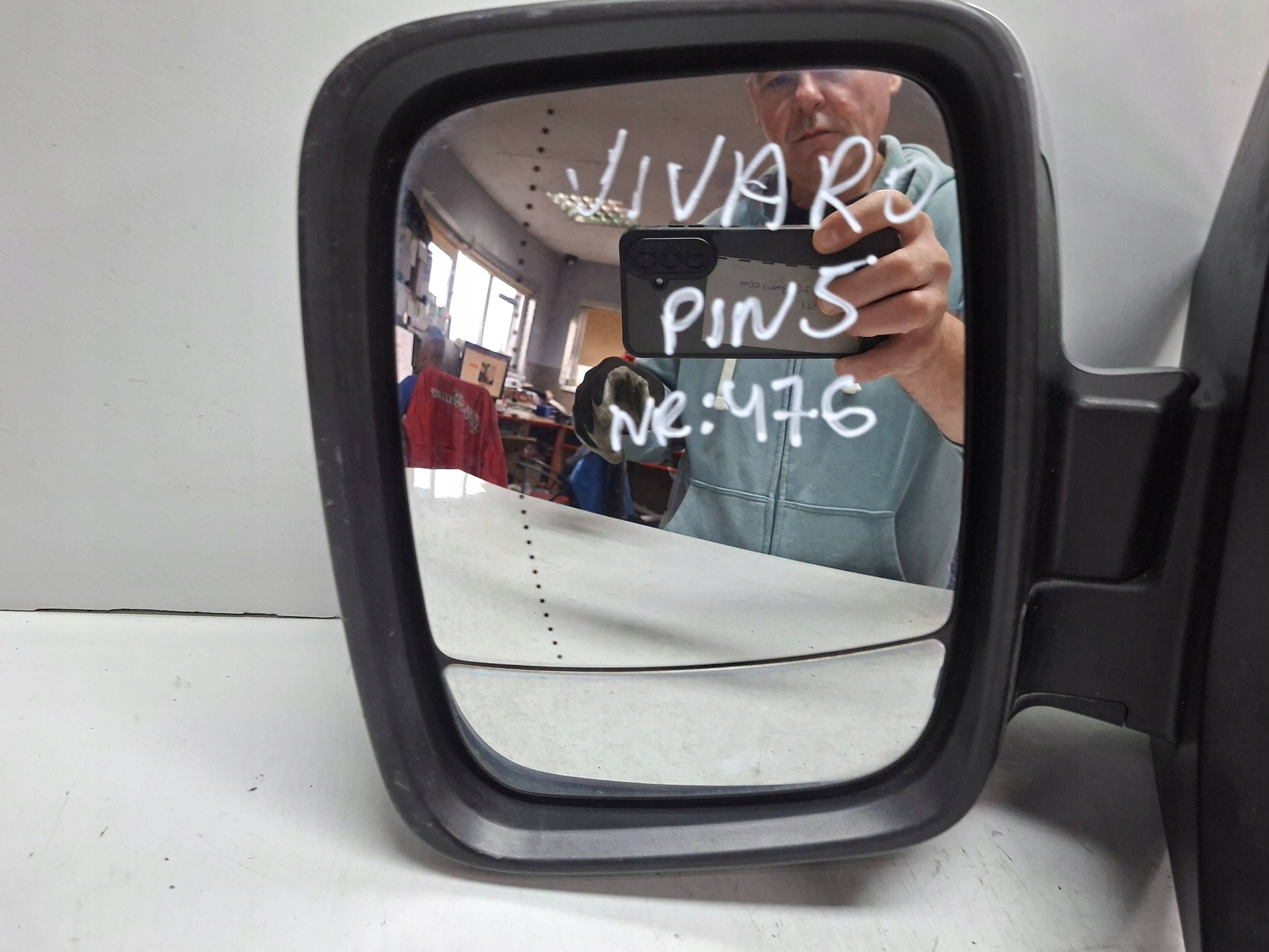 mirror exterior left 93459226 RENAULT TRAFIC III VIVARO B 5 PIN 2014