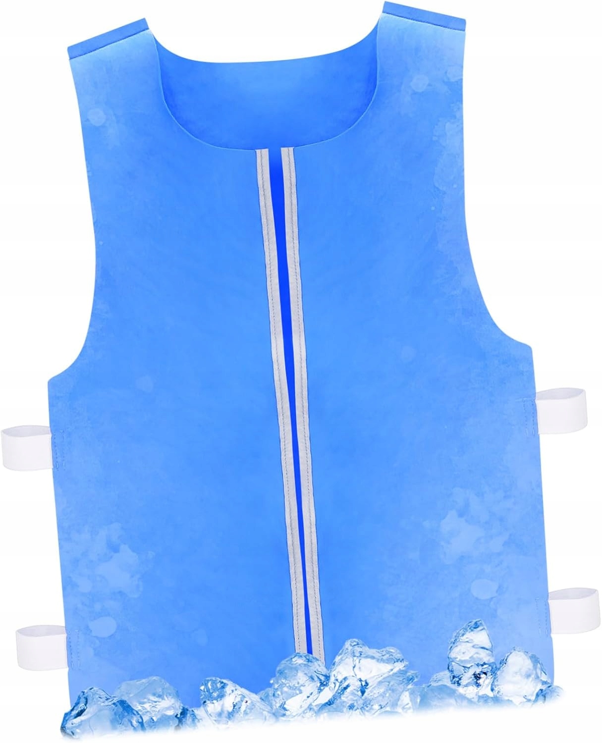 Regulowana kamizelka chłodząca błękitna