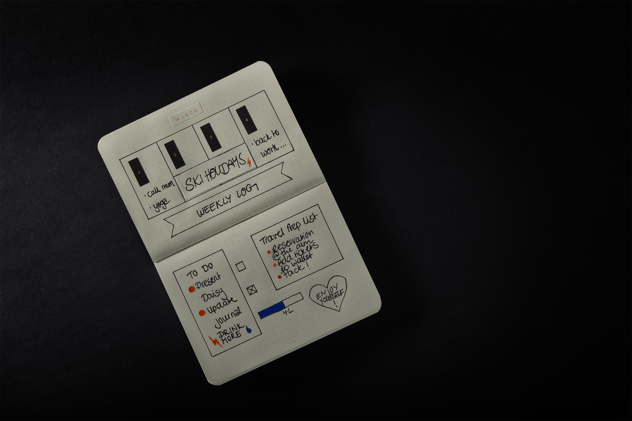LEUCHTTURM1917 Bullet Journal Notatnik Notes A6 Kropka ZESTAW 3 sztuki Rozmiar A6
