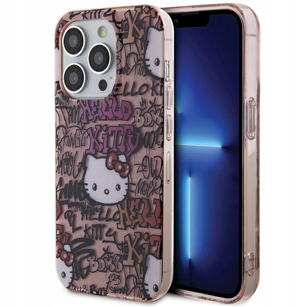 Hello Kitty HKHCP15XHDGPTP iPhone 15 Pro Max 6.7" różowy/pink hardcase