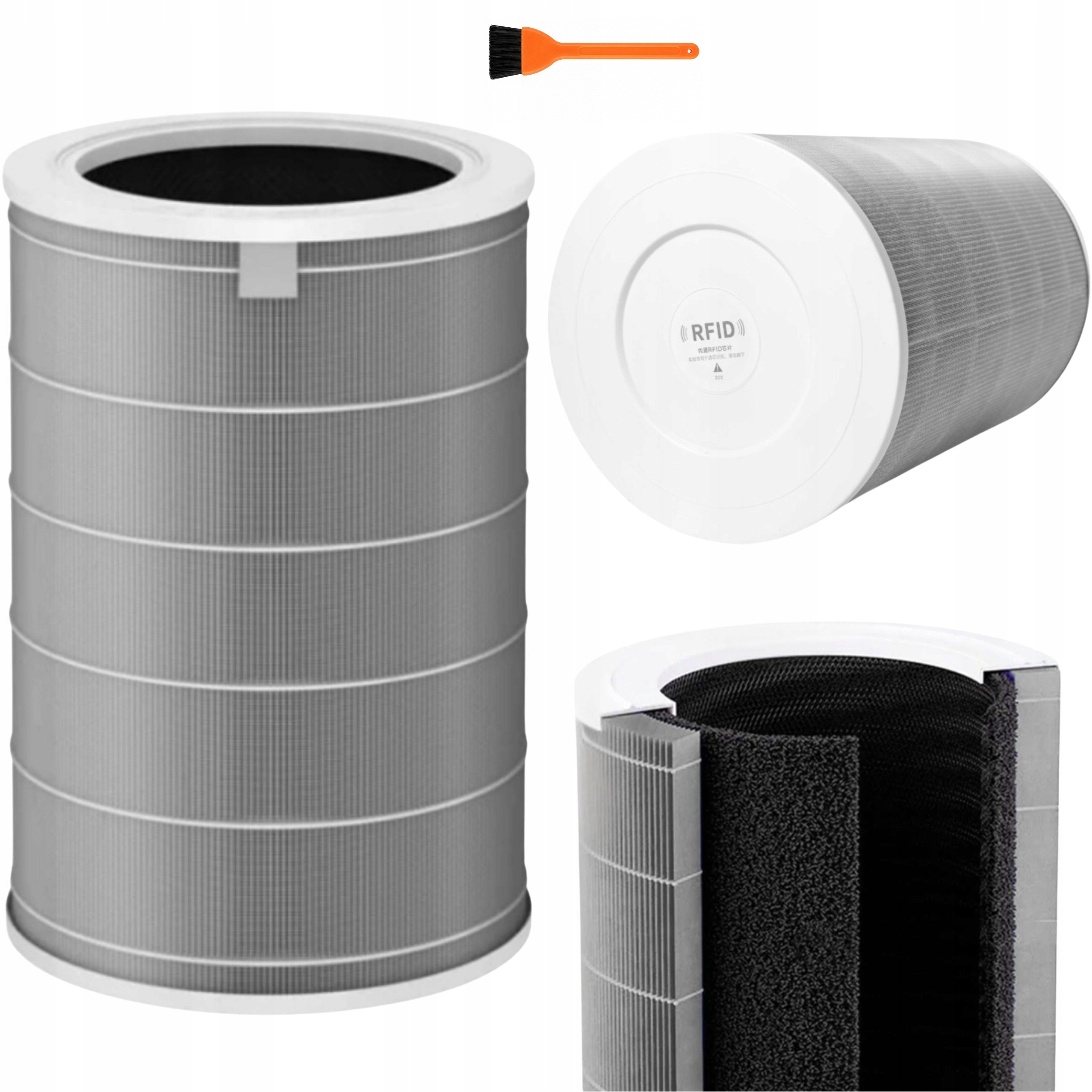 Filtr Hepa H13 Pro Xiaomi MI Air Purifier 2S 2H 2C 3H 3C Pro Chip Šedý