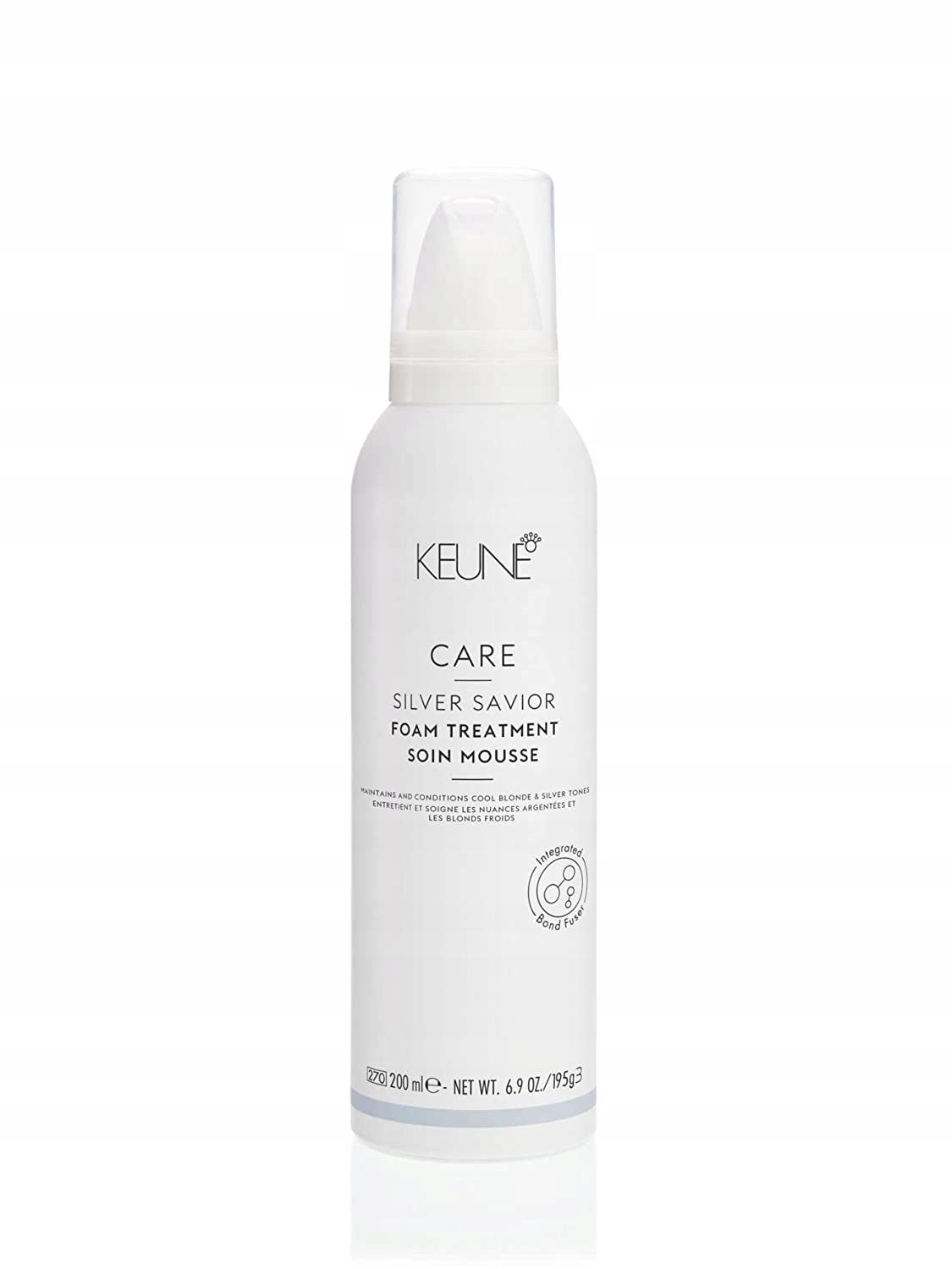 Keune Care Silver Savior Foam Neutralizující pěna Žluté odlesky 200 ml