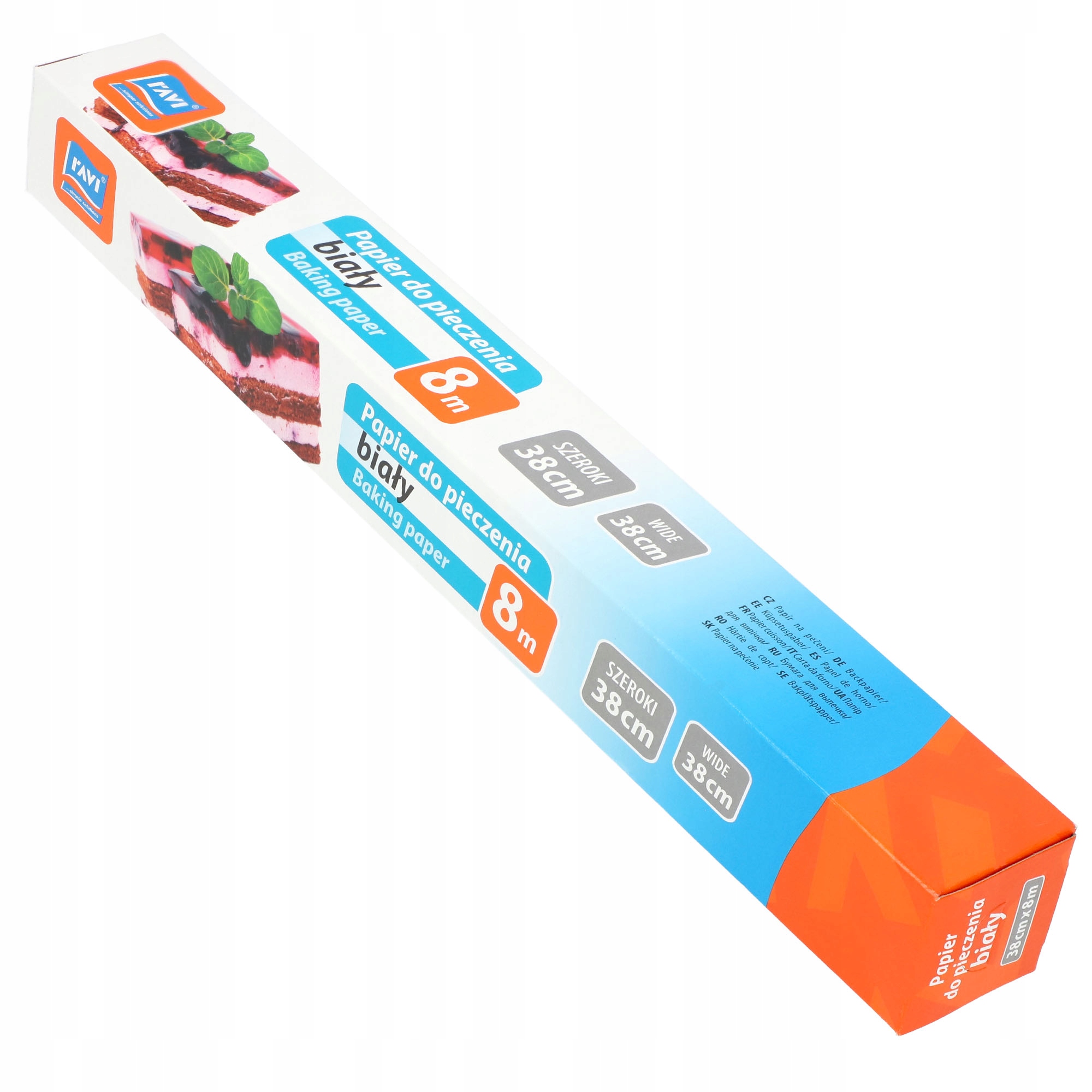 

Papier Do Pieczenia Biały Rolka Tuba 38 cm 8 m