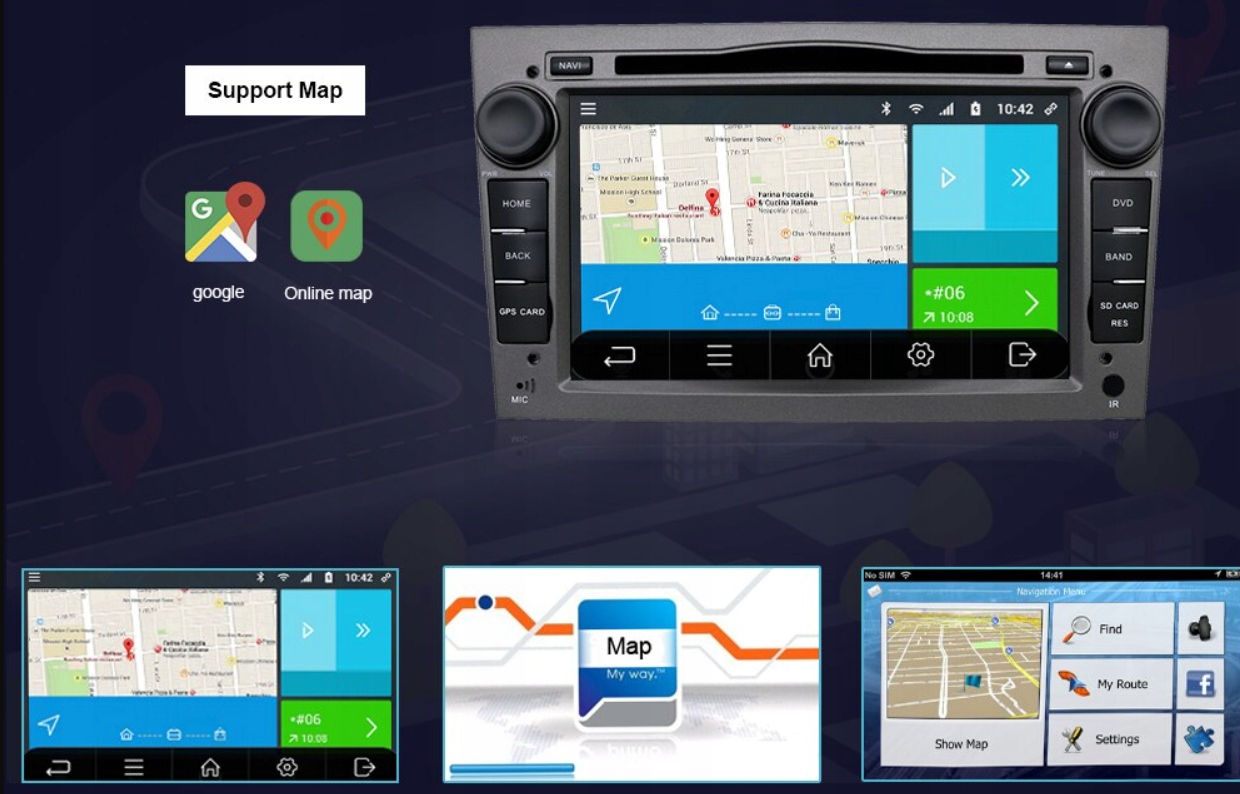 RADIO ANDROID Opel Astra Vectra Corsa Zafira PIANO Komunikacja GPS Bluetooth Wi-Fi