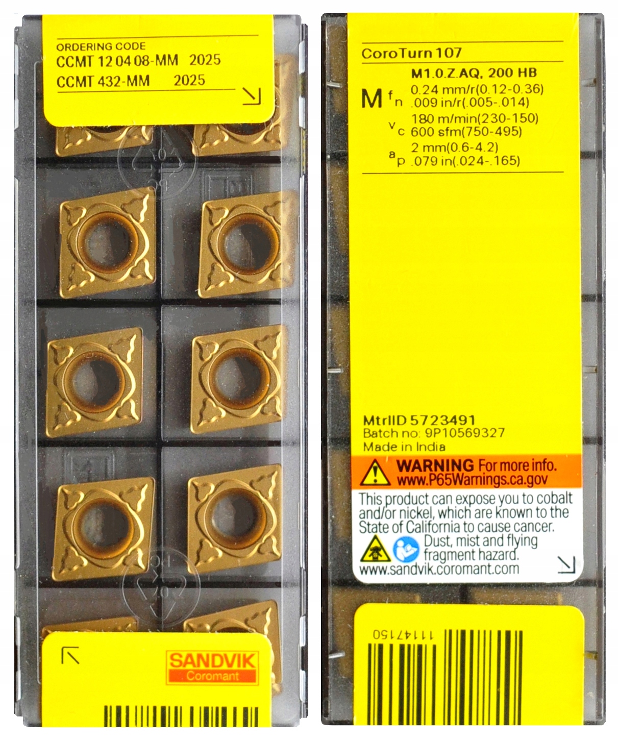 PŁYTKI CCMT 120408 MM 2025 SANDVIK