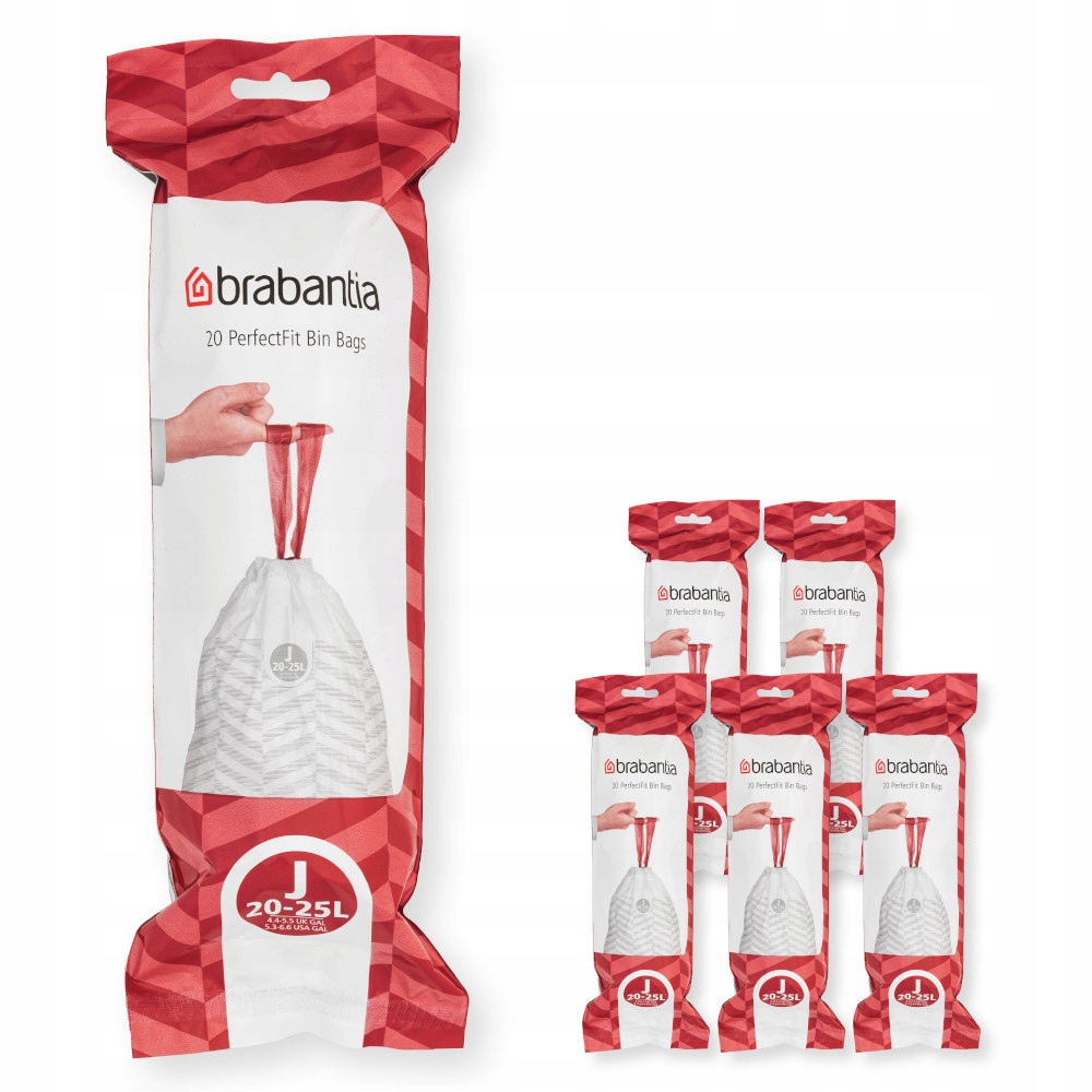 Levně Brabantia Multipack Pytle na odpadky velikost J 20-25 l 120 ks