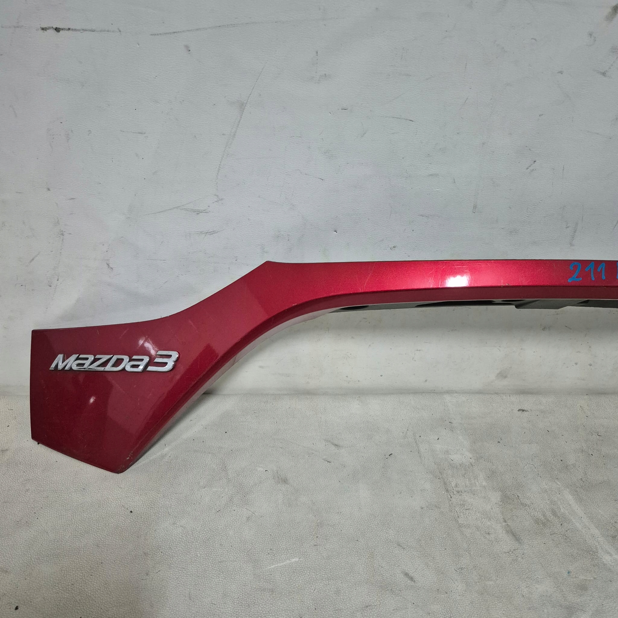 MAZDA 3 III HB 13-18 cap moulding cap bonnet rear part