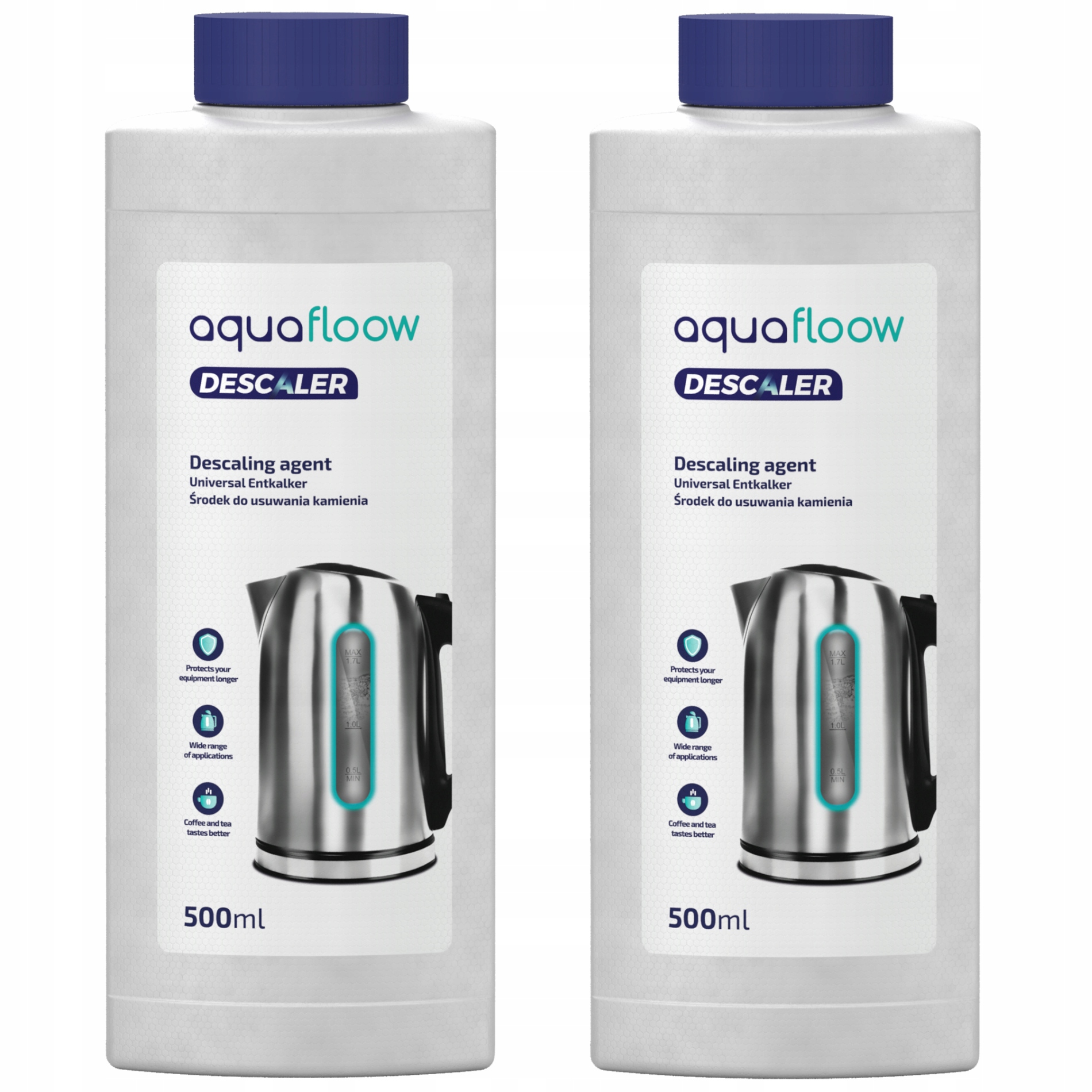 

Odkamieniacz 2x500 ml 1000ml Do Czajnika Żelazka