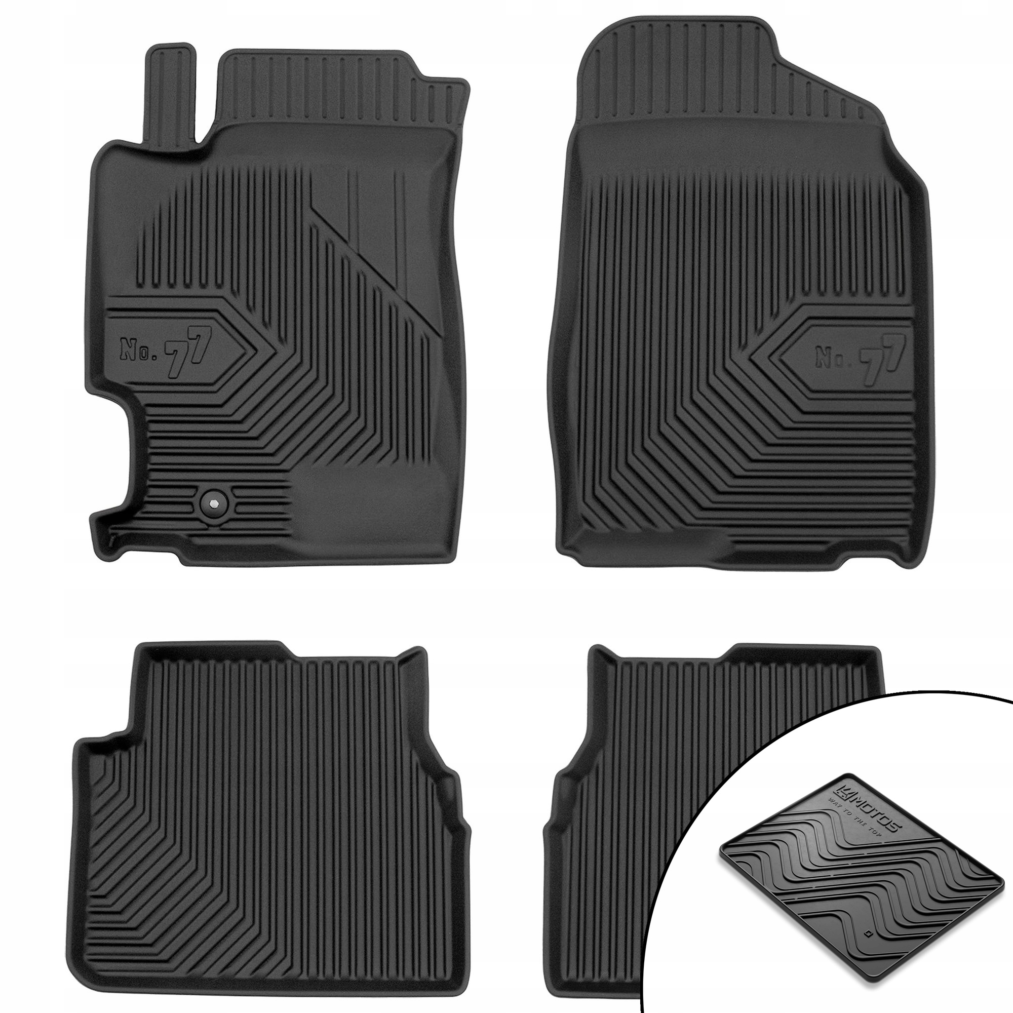 Dywaniki gumowe No.77 Mazda 6 I 2002-2007 Sedan mata