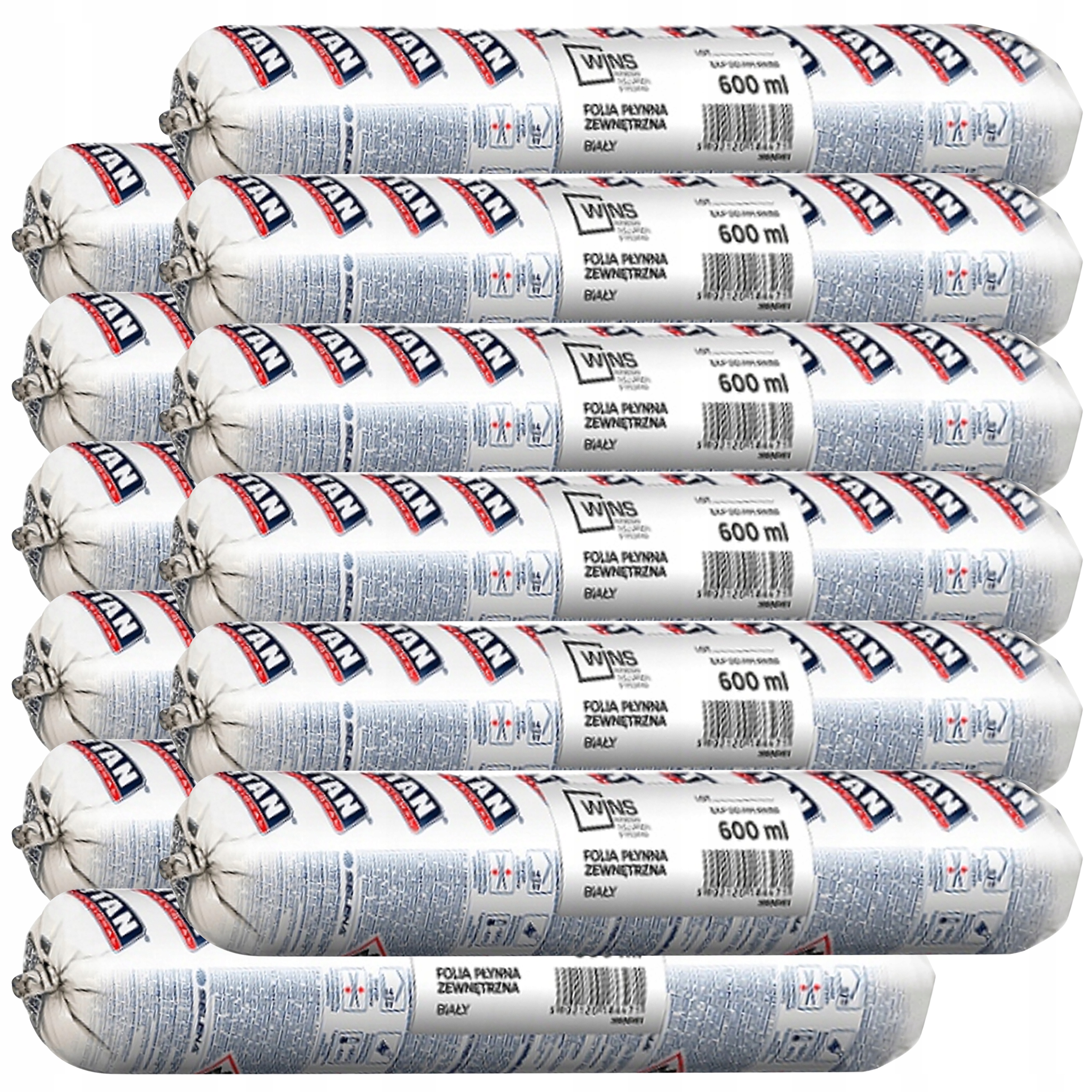 12 x Vonkajšia tekutá fólia Tytan Wins 600 ml Biela