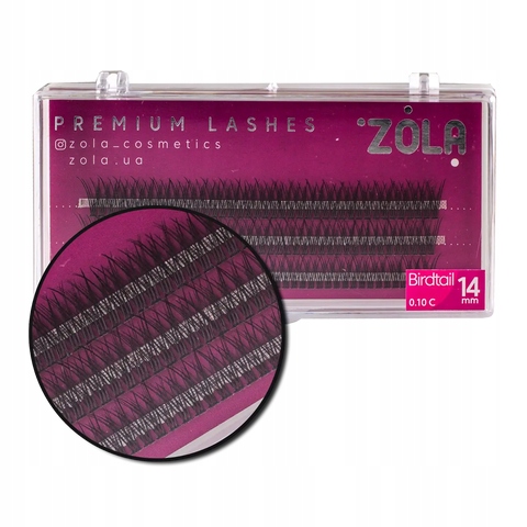 Rzęsy-wiązki Zola Birdtail, 14 mm